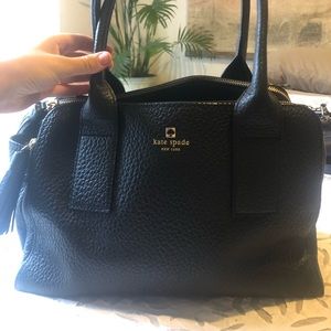 Kate Spade black leather bag